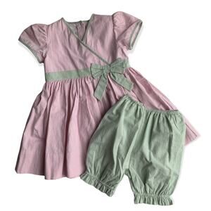 Strasburg Seersucker Dress And Bloomers